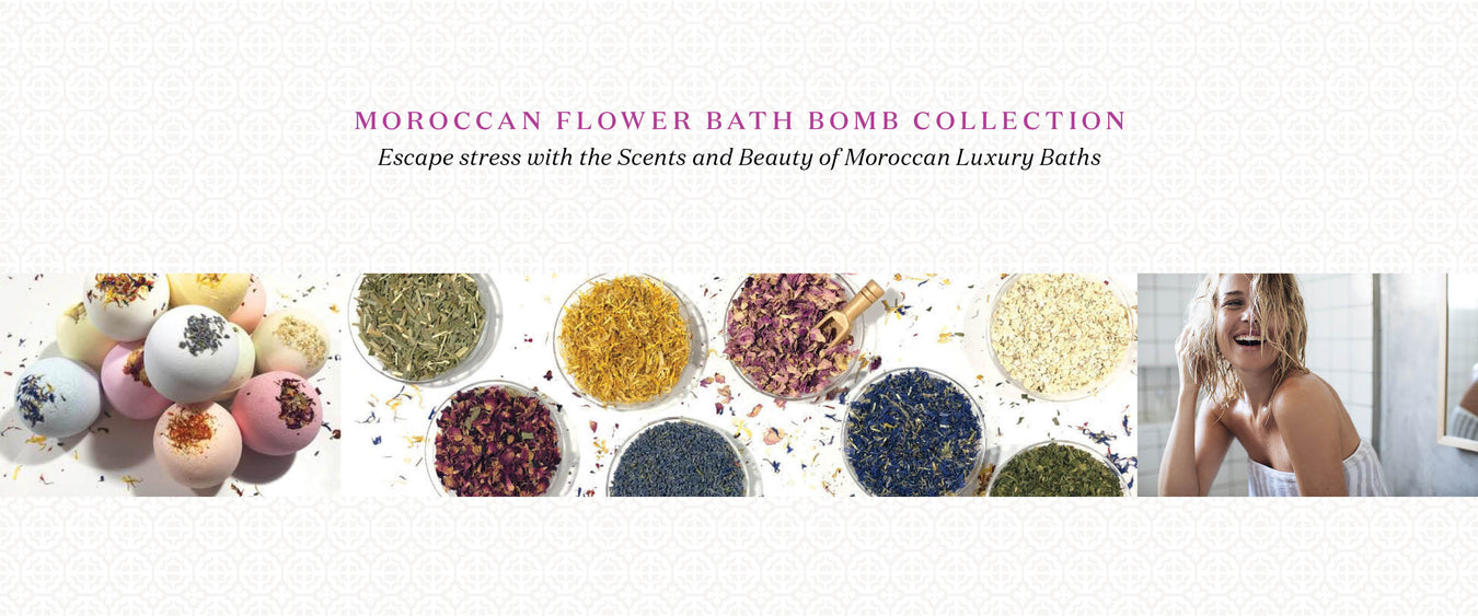 Moroccan Flower Bath Bomb Collection
