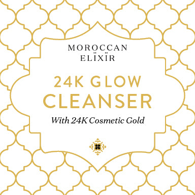FACE CLEANSER with 24K Cosmetic Gold
