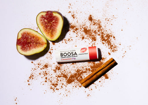 BOOSA Luxury Argan Lip Balm (Cinnamon Fig)