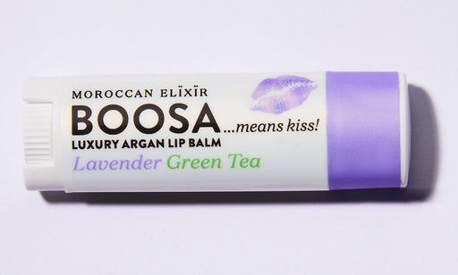 BOOSA Luxury Argan Lip Balm (Lavender Green Tea)
