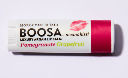 BOOSA Luxury Argan Lip Balm (Pomegranate Grapefruit)