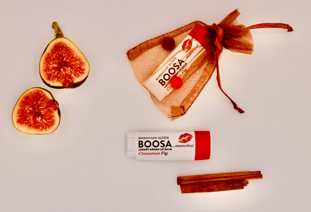 BOOSA Luxury Argan Lip Balm (Cinnamon Fig)