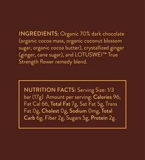 Crystalized Ginger Dark Chocolate