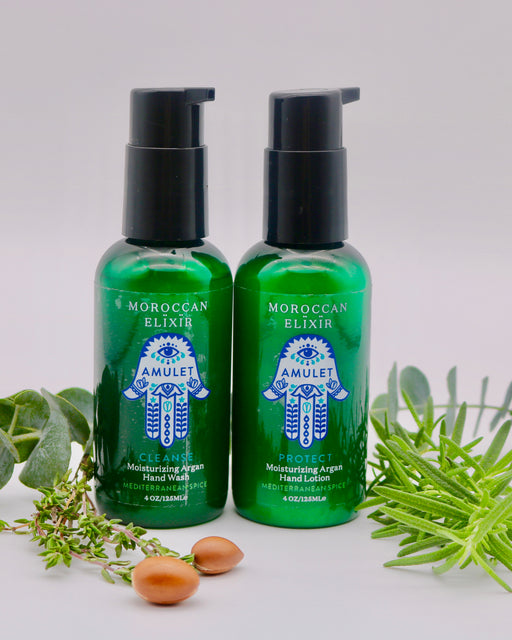 CLEANSE + PROTECT Moisturizing Argan Hand Wash and Lotion