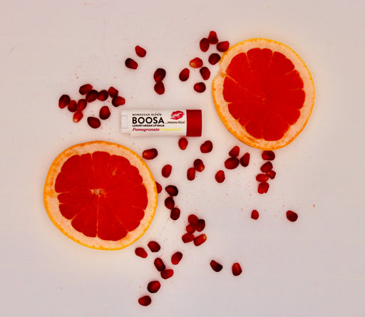 BOOSA Luxury Argan Lip Balm (Pomegranate Grapefruit)