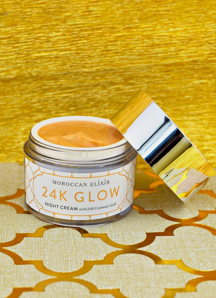 NIGHT CREAM with 24k Cosmetic Gold