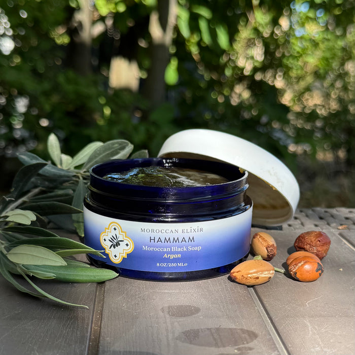 Moroccan BLACK SOAP w/ Argan Oil