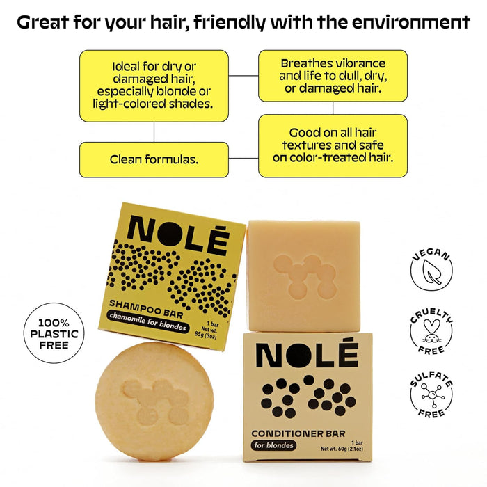 Chamomile for Blondes Shampoo+ Conditioner Bar Set