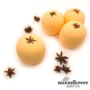 Orange Clove Pomander ARGAN Bath Bomb (4.5oz)